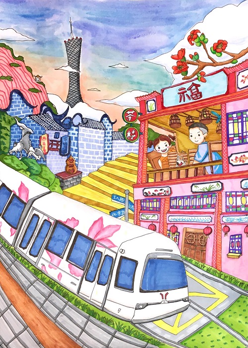 176                      小学四至六年级组一等奖 罗紫珊《羊城的