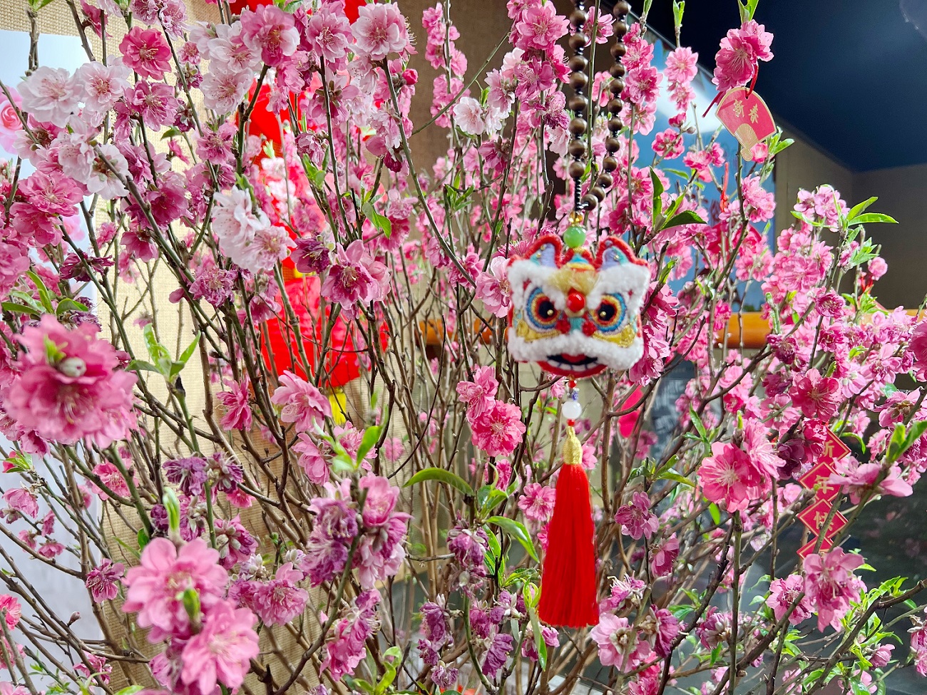 桃花挂饰 桃花挂饰